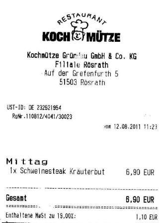 vsmt Hffner Kochmtze Restaurant